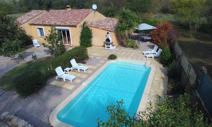 Le Thoronet Villa | Lovely country house Lou Raï - private pool - CANOES on the river Argens