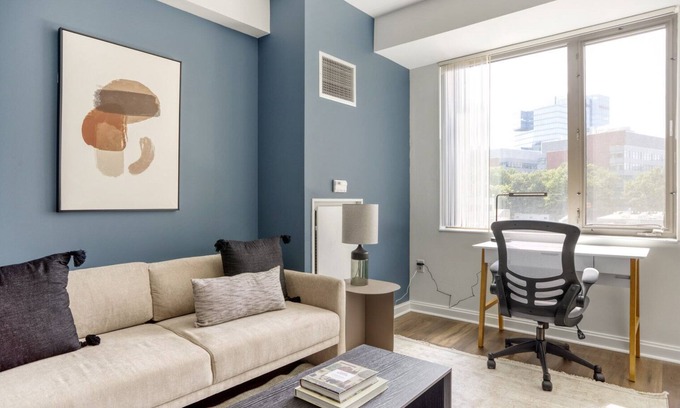 East Cambridge Apartment | Lovely Kendall Square 1BR w/Concierge & Gym, steps to MIT, by Blueground