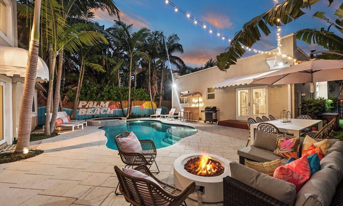 Southland Park House | Lux WPB Oasis, Pool/Spa, Game Room, Sleeps 12!