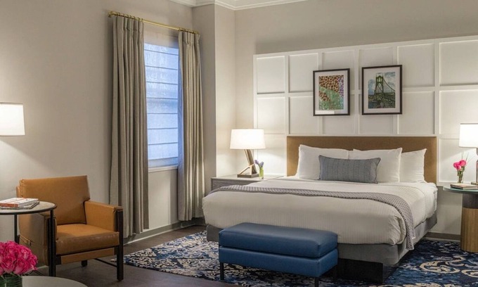 Downtown Portland Hotel | Luxe Downtown Stay: Iconic Ambiance + Urban Views | Near Japanese Garden & PSU