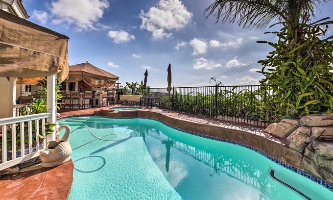 Ocean View Hills House | Luxe San Diego Getaway w/Pool & Ocean Views