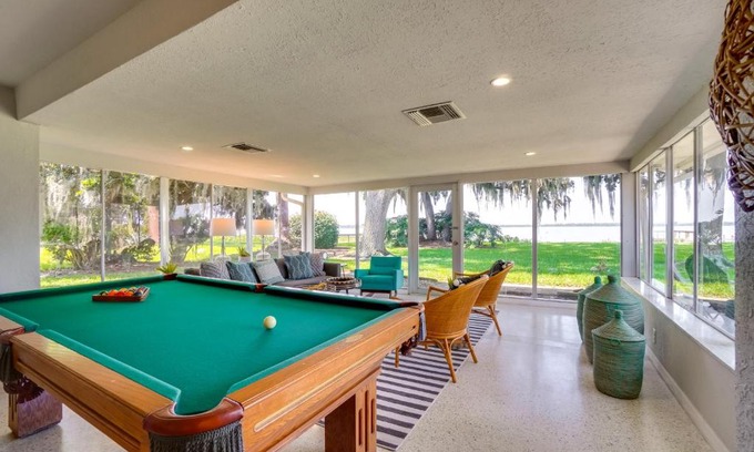 Tavares House | Luxe Waterfront Oasis with Dock - Direct Lake Access