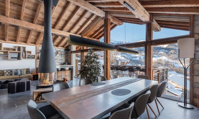 Saint-Martin-de-Belleville Ski Chalet | Luxury chalet with hot tub, sauna, and cinema