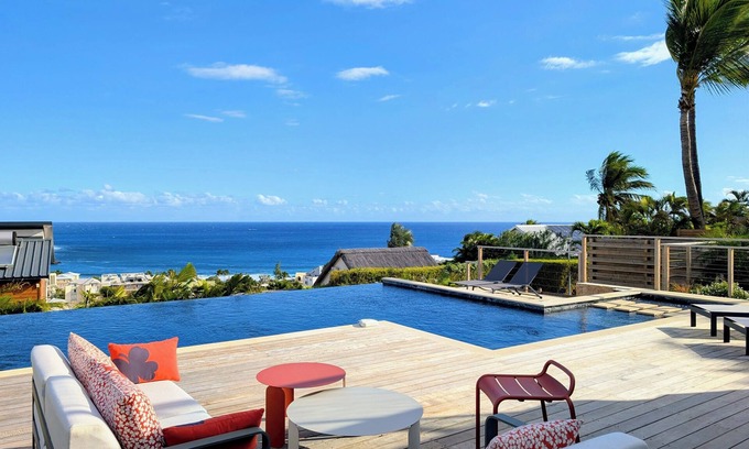 Grand Fond Villa | Luxueuse Villa Calypso - Piscine et vue mer à Saint Gilles les Bains