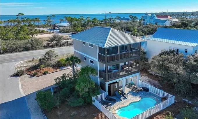 Cape San Blas House | Luxurious home with a Gulf View 4-bedroom with a Private Pool on Cape San Blas
