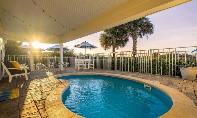 Tybee Island House | Luxurious Oceanfront Home w/Soaring Views + Private Pool by Tybee Cottages