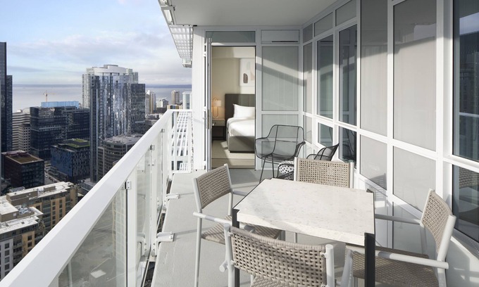 Belltown Hotel | Luxury 2-BR Sky Suite with Stunning Views, Pools, & Top Seattle Amenities