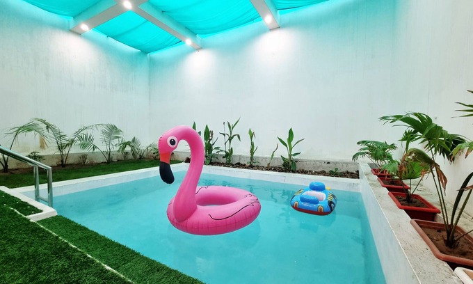 Jaipur District Villa | Luxury 3Bhk Villa Nyra with Pool and Rooftop Patio at Serene Locality