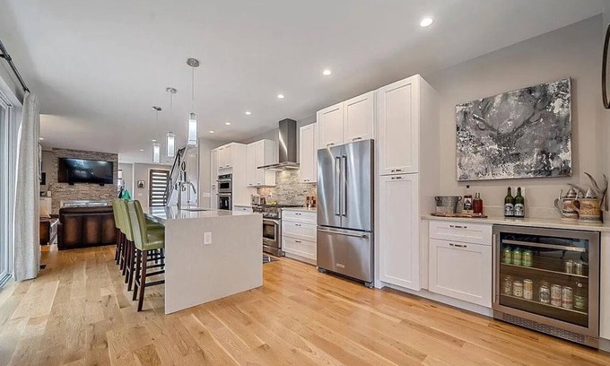 Cole House | Luxury 3BR Home in RiNo w/Office & Rooftop Terrace – 30+ Day Stays