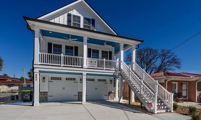 Atlantic Beach House | Luxury 5BD Beach Home-Heart of NMB-Private Pool-Walk 2 Bch