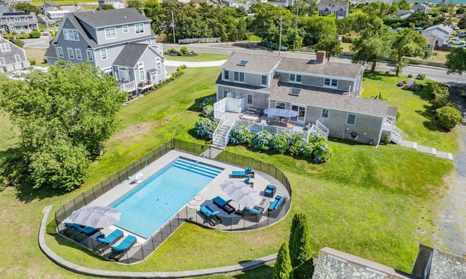 West Dennis House | Luxury Beach Retreat w/Heated Pool, Linens & Pet Friendly