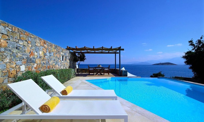 Agios Nikolaos Villa | Luxury Crete Villa | Sea View Villa | Private Pool | Ocean Front