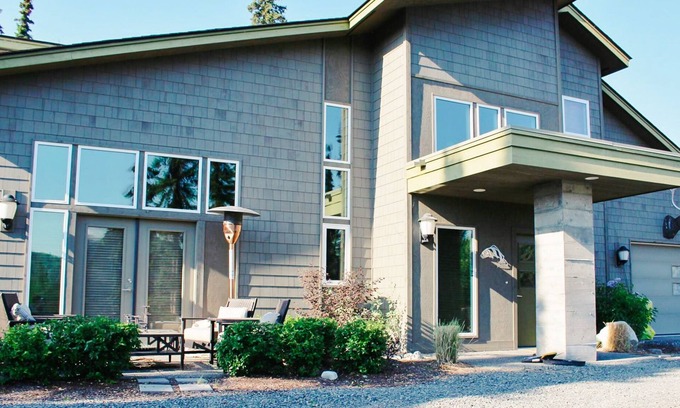 Soldotna House | LUXURY Kenai River Estate with Private Fishing Dock located ON the KENAI River!