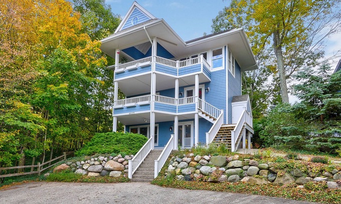 Macatawa House | Luxury Macatawa Beach Home with Stunning Lake Michigan Views and Private Beach Access