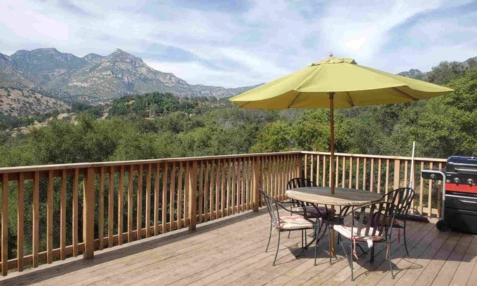 Three Rivers Hotel | Luxury mountain view property - brand new outdoor deck with amazing view.