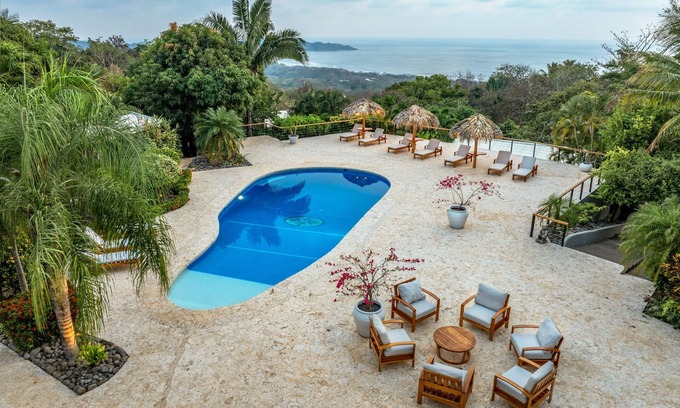 Playa Guiones House | Luxury Ocean View Jungle Compound for Family and Friends in Nosara