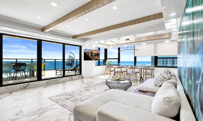 Mid Beach Apartment | Luxury Oceanfront Condo 2BR 2.5BA with 700Sqft Terrace, Sauna, Resort Amenities & Pools 1501