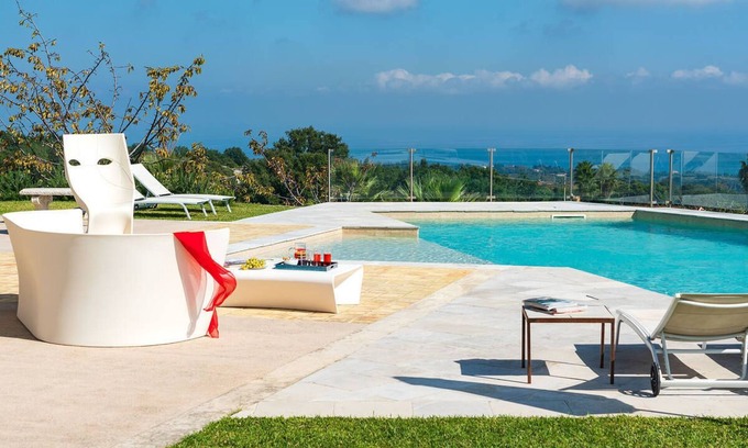 Zafferana Etnea Villa | Luxury private villa with sea views on Mt Etna