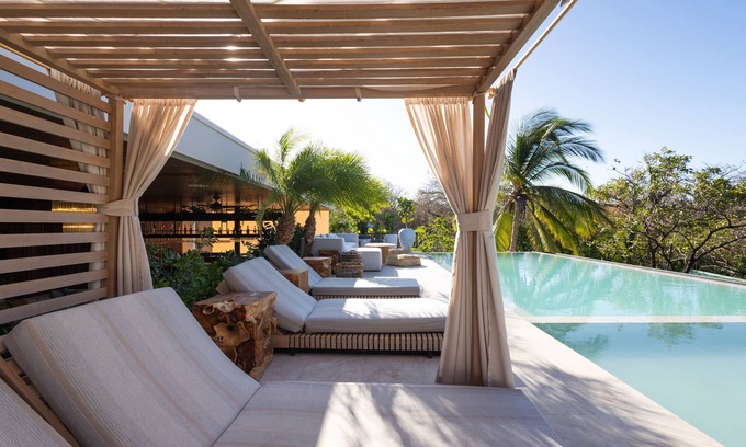 Playa Guiones Villa | Luxury residence with private sauna & cold plunge, steps from the beach