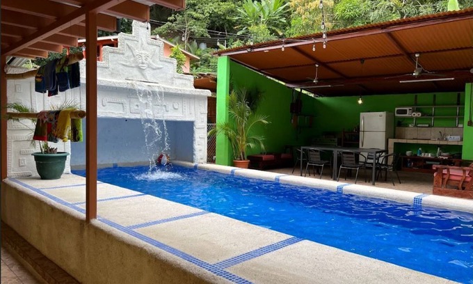 Tarcoles Villa | Luxury villa steps from secluded beach with AC and pool in Puntarenas Province