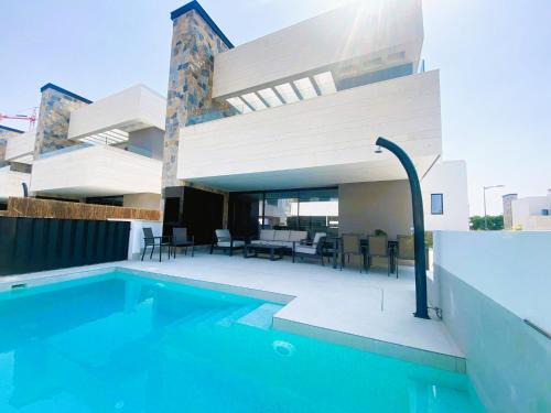 Torre-Pacheco Villa | Luxury Villa Alamendro with Private Pool at Santa Rosalía Resort by Premium Spain Properties