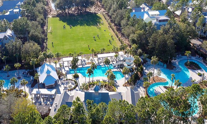 Watercolor House | Luxury WaterColor Home with Resort Amenities, Golf Cart & 4 Bikes