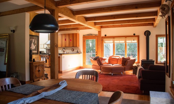 Port Townsend House | Luxury waterfront home on high bluff. Gorgeous views of ocean and sunsets.