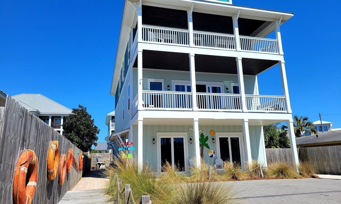 Kiska Beach House | Luxury West End Home steps from Gulf w/views & private *heated* pool