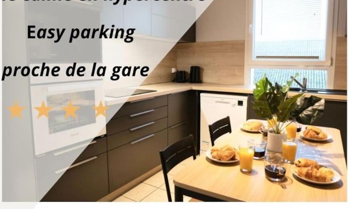 Saint-Charles du Port Apartment | M.A.H 2 Le calme en hyper centre magnifique