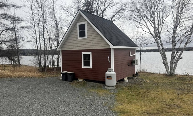Portage Lake Cabin | Magnificent Cabin Nestled Amidst Trees in Portage Lake, Maine
