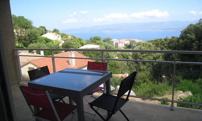 Belvedere-Campomoro Apartment | MAGNIFICENT NEW T2 WITH SEA VIEW TERRACE