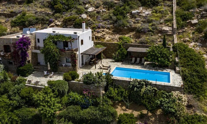 Gavrio Villa | Magnificent Andros Villa | Private Pool & Breathtaking Panoramic Sea View *-10%*