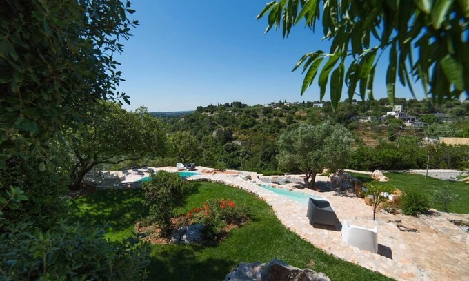 Selva di Fasano Villa | Magnificent panoramic Trullo with private pool and wifi