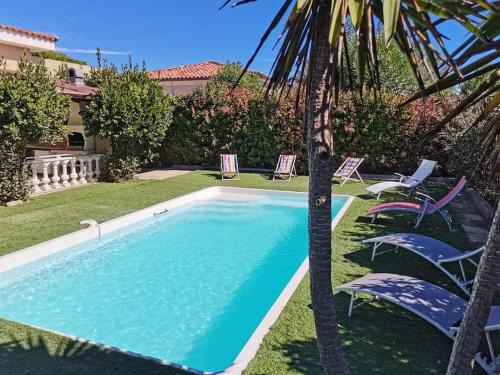 La Marana Villa | Magnifique villa avec piscine en bord de Mer