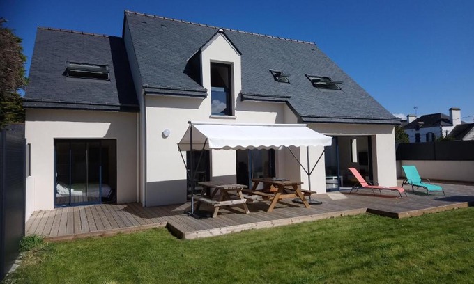 Saint-Pierre-Quiberon House | Maison contemporaine 10 pers à Saint-Pierre-Quiberon