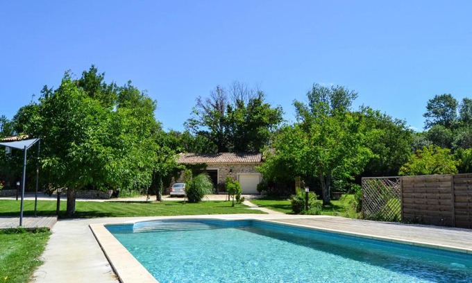 Saint-Victor-de-Malcap House | Maison de 2 chambres avec piscine partagee jardin clos et wifi a Saint Victor de Malcap