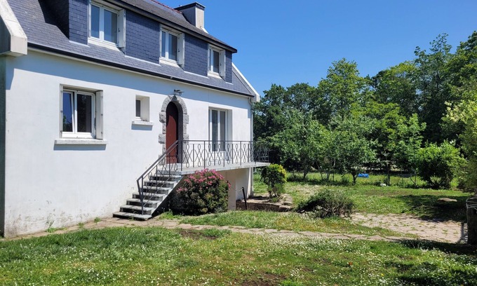 Tregunc House | Maison Familiale Avec Jardin au Calme