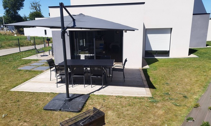 Pleneuf-Val-Andre House | Maison Neuve Moderne Avec 2 Terrasses et Jardin Proche de la mer