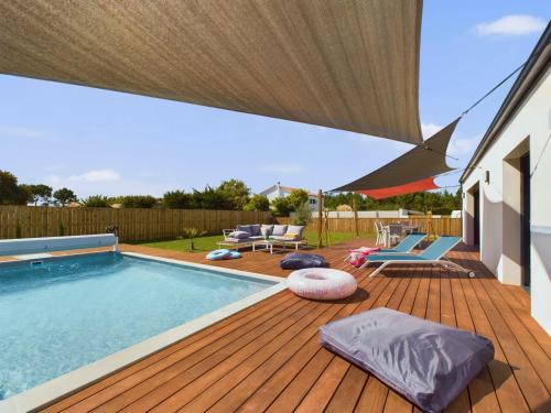 Saint-Hilaire-de-Riez House | Maison pour 6 adultes avec piscine