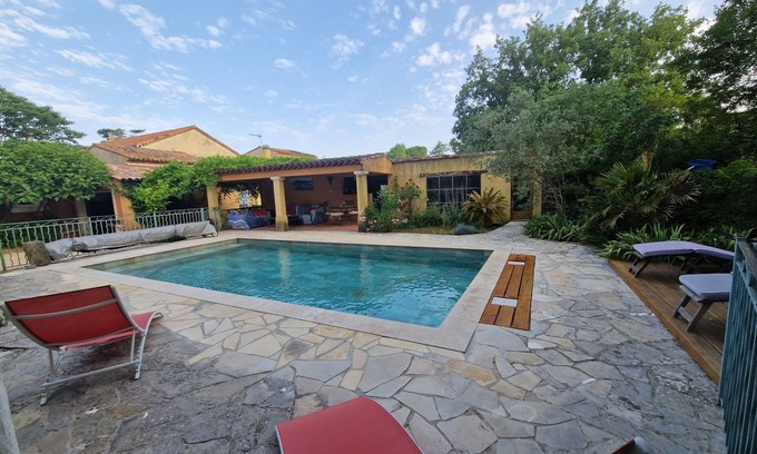 Bras House | Maison Provençale Avec Jardin et Terrasses sur Terrain Privatif