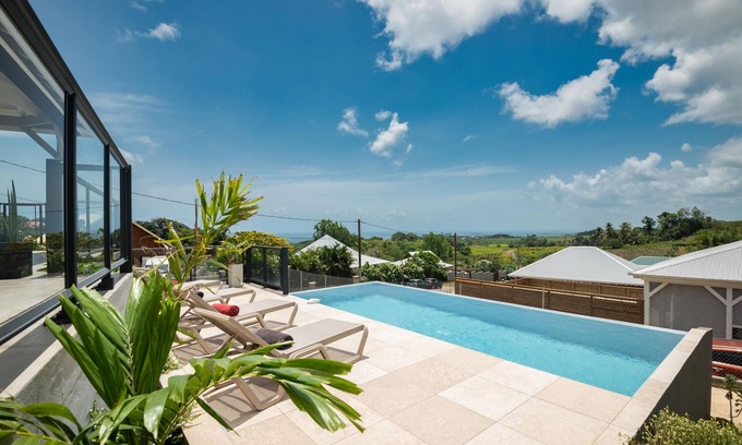 Sainte-Rose Villa | MAISON SUGAR CANE 4* - PANORAMIC VIEW + SWIMMING POOL