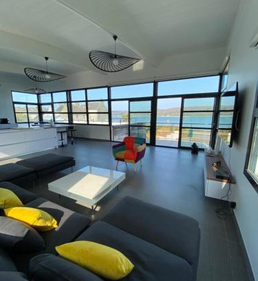 Locquenole Villa | MAISON VILLA montmarin VUE MER BRETAGNE NORD VERS ROSCOFF CARANTEC MORLAIX PLOUESCAT LOCQUENOLE AVEC SON SPA ET SA VUE MER