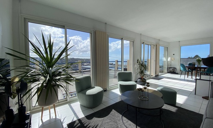 Fecamp House | Maison vue Mer, Port et Ville