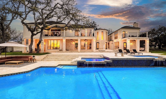 Wetmore House | Majestic Oak: Luxury Estate with Private Resort Pool, Hot Tub & Game Room