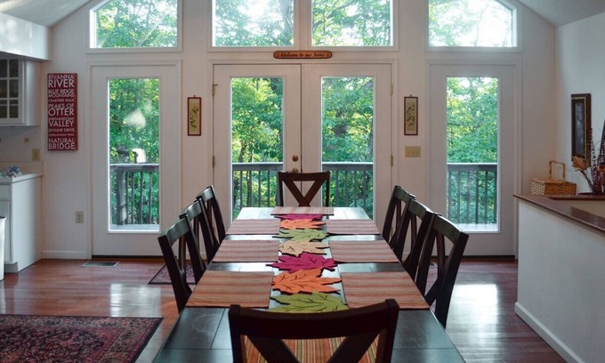 McGaheysville House | Maple Highlands: Under 1 Mile to Lift! Mountaintop Estate with 2 Scenic Decks