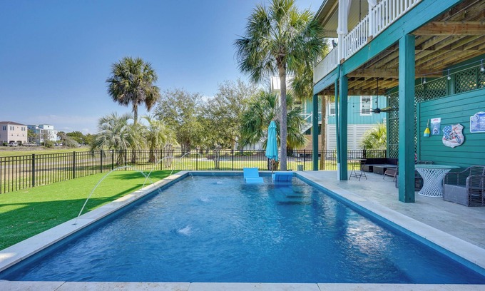 Ocean Ridge House | Marina & Golf Course Views: Edisto Island Home