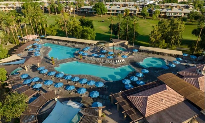 Palm Desert Resort | Marriott Desert Springs villas IInCoachella music festivaln1 bedroom villan