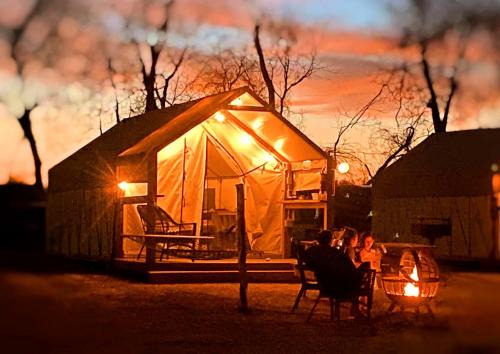 Prairie Lea Other | Marvelous Glamping Retreat: Fully-Equipped Safari Tent on the San Marcos River near Kingsbury, Texas