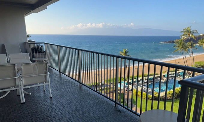 Kaanapali Condo | Maui Resort Rentals: The Whaler 760 - 7th Floor 1BR w/Stunning Ocean, Courtyard and Mountain Views!