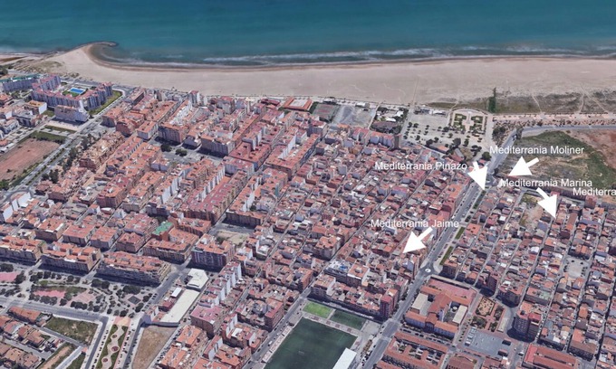 Sagunto Apartment | Mediterrania Pinazo 5 Apartamento con Vistas al Mar